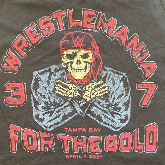 Wrestlemania 37 Authentic Black Tank size Medium - Picture 3 of 4